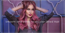 Cabelo colorido: uma nova maneira de suavizar e dar brilho ao seu cabelo seco