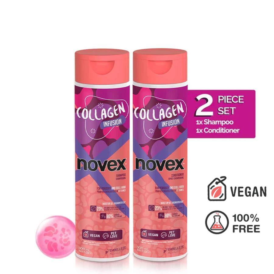 Collagen Infusion Shampoo & Conditioner Set - Novex Hair Care