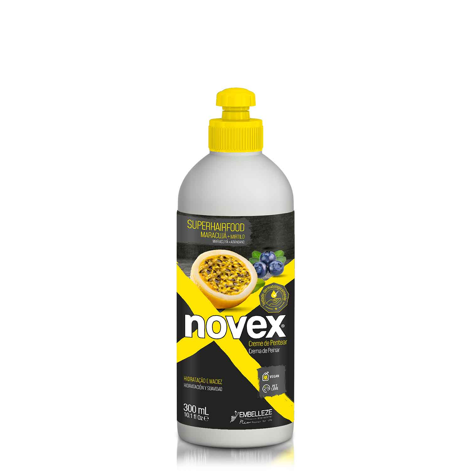 SuperFood Passion Fruit & Blueberry Leave In (300g) - Novex Hair Care